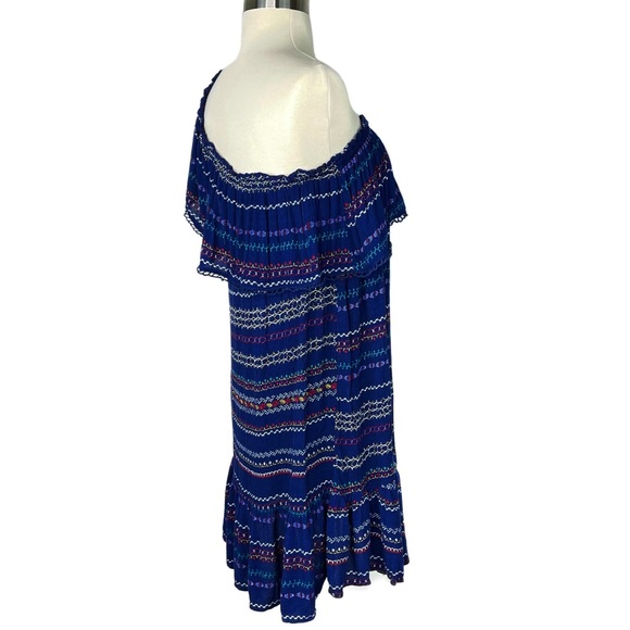 One Shoulder Ruffle Mini Dress - Picture 3 of 16